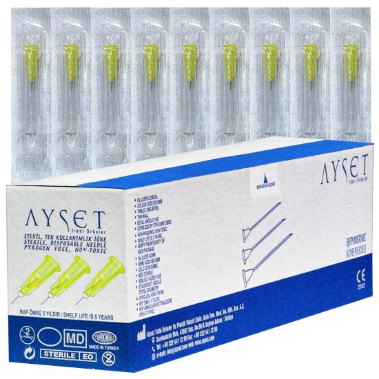 Ayset, Mezoterapi iğnesi 4mm, 500adet, Hipodermic Needle